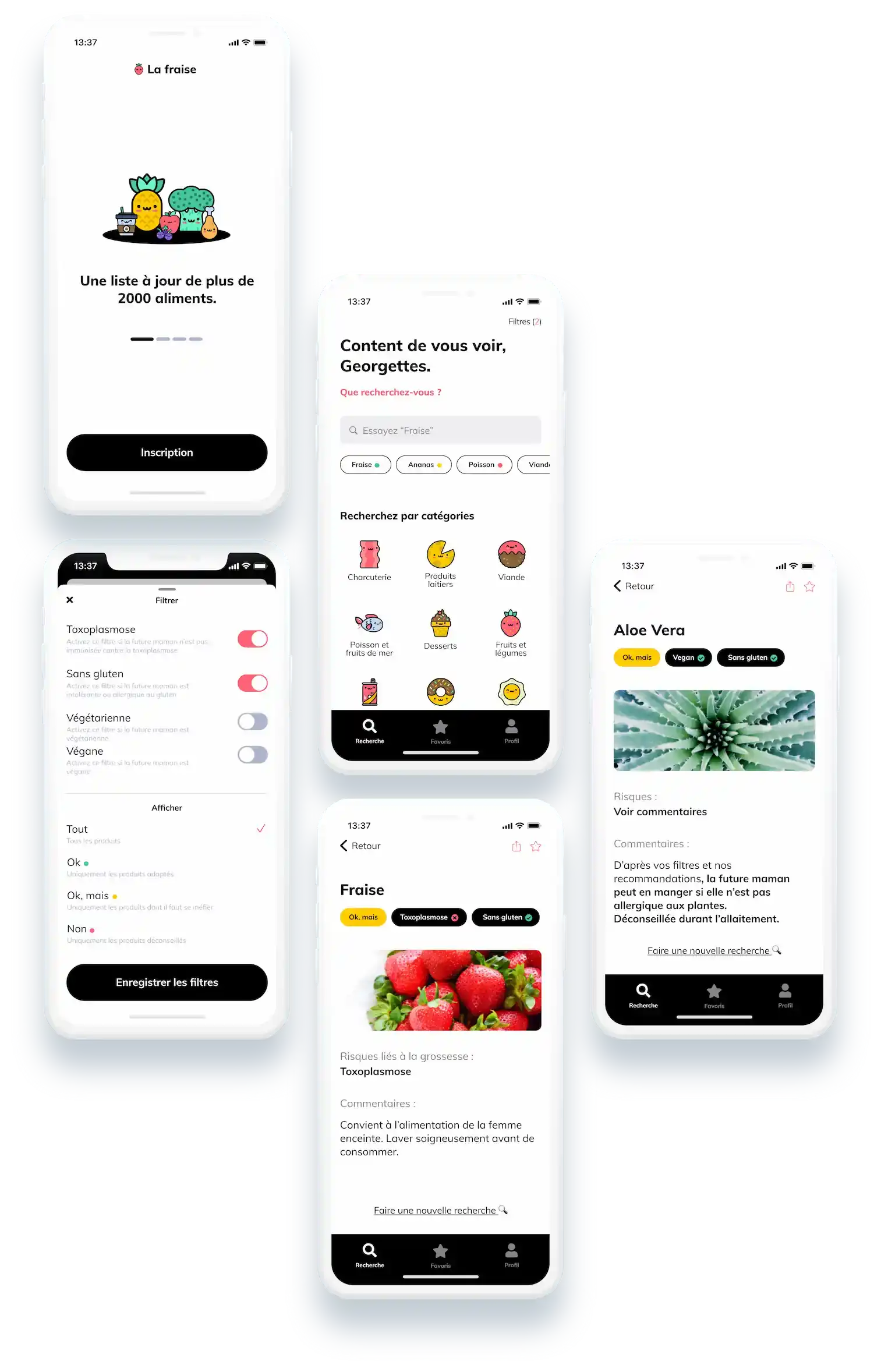 Application La Fraise